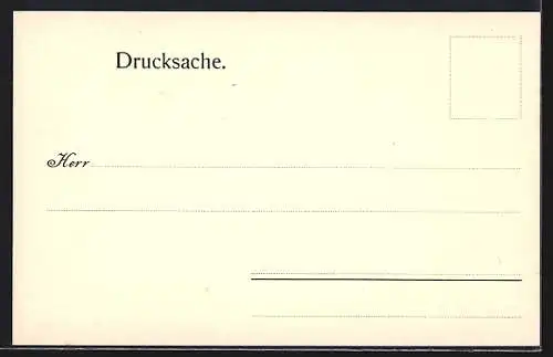Lithographie Eisenach, Zigarren- und Tabakfabrik H.W. Fleischhauer