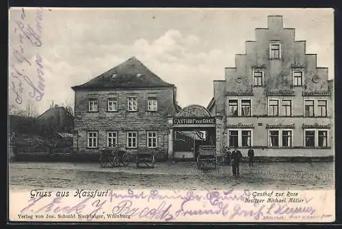 AK Hassfurt, Gasthof zur Rose v. Michael Müller