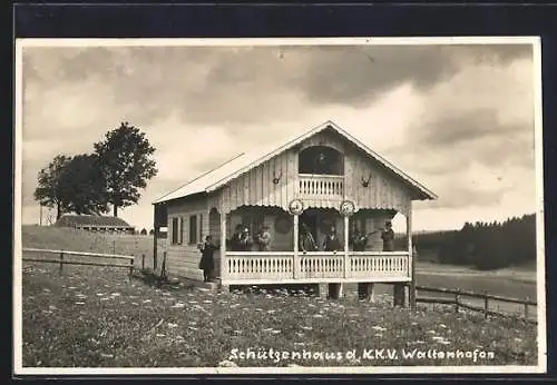 AK Waltenhofen / Allgäu, Das Schützenhaus der K. K. V.