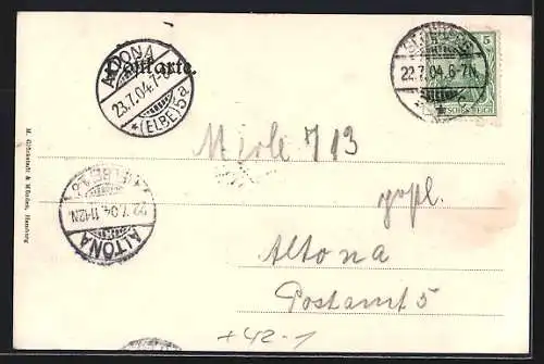 AK Segeberg, 25 jährige Jubelfeier 1904-Segeberger Kinder-Vogelschiessen, Gewinner, Frauen mit Girlanden