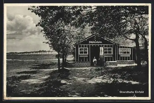 AK Einfeld, Strandhalle von Joh. Thee