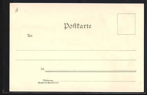 Lithographie Marktbreit, Uferpartie mit Dampfer, Tor, Maintor