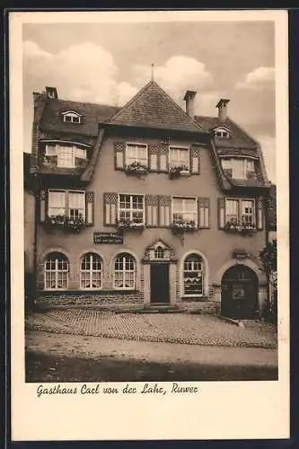 AK Ruwer, Gasthaus und Bäckerei Carl von der Lahr