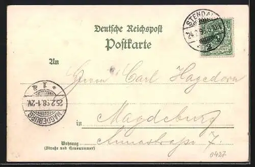 Lithographie Fallersleben, Gaststätte Schützenhaus, Rathskeller, Schloss