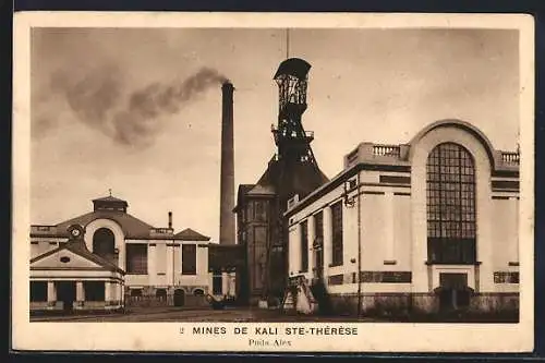 AK Alsace, Mines de Kali Ste-Thérèse, Puits Alex, Salzbergwerk