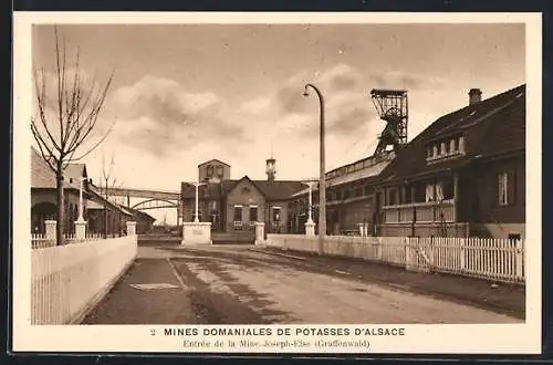 AK Ensisheim, Mines Domaniales de Potasses d`Alsace, Entrée de la Mine Joseph-Else