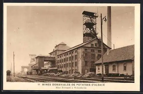 AK Ensisheim, Mines Domaniales de Potasses d`Alsace, Mine Fernand à Wittenheim