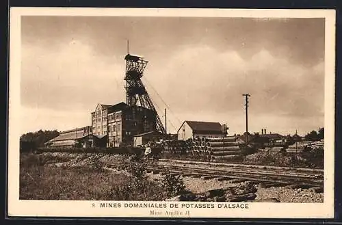 AK Wittelsheim, Mines Domaniales de Potasses d`Alsace, Mine Maleie II, Bergbau