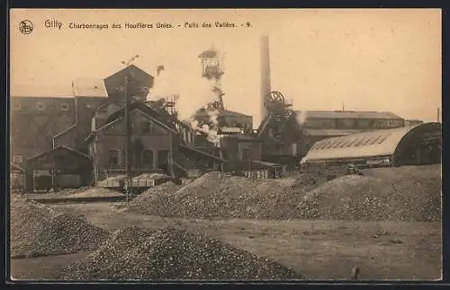 AK Gilly, Charbonnages des Houillèrres Unies, Puits des Vallées