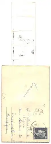 Leporello-AK Luxembourg, Bahnhof, Viadukt, Friedhof, Ortsansicht