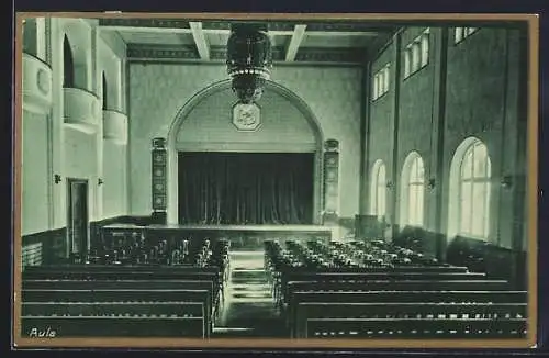 AK Köln /Rhein, Kloster der Ursulinen, Lyzeum und Pensionat, Aula, Innenansicht