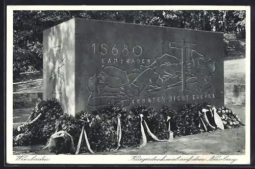 AK Wiesbaden, Kriegerdenkmal auf dem Neroberg