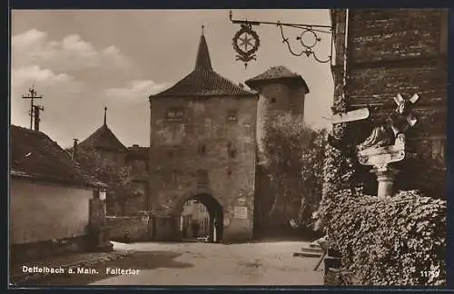 AK Dettelbach a. Main, Gasthaus am Faltertor