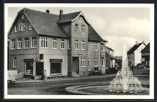 AK Braunlage-Oberharz, Haus Irene und Zigaretten-Geschäft