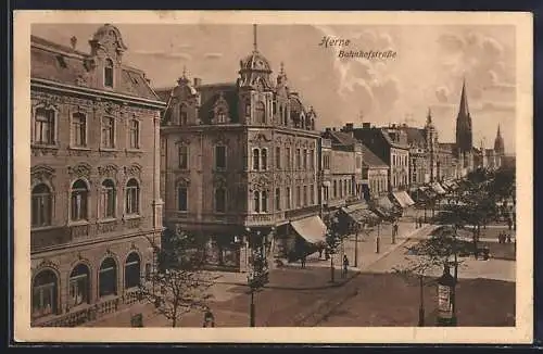 AK Herne, Geschäfte in der Bahnhofstrasse