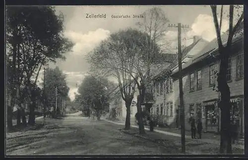AK Zellerfeld, Partie auf der Goslar`schen Strasse