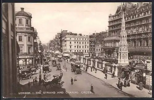 AK London, The Strand and Charing Cross, Chapple & Mantell, Bureau de Change