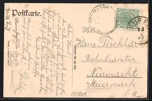 AK Suben, Teilansicht des Ortes