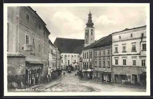 AK Peuerbach, Blick in die Strasse