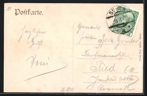 AK Suben, Teilansicht des Ortes
