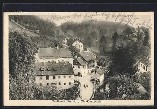 AK Haibach, Teilansicht vom Dorf