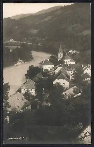 AK Losenstein, Ansicht aus der Vogelschau