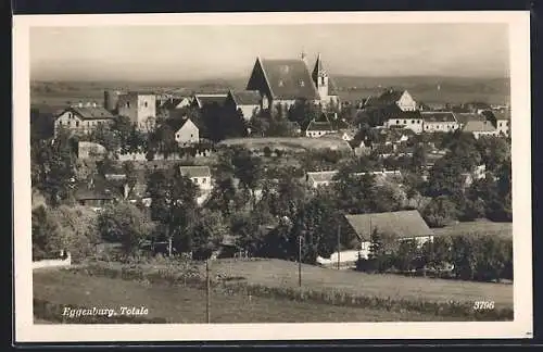 AK Eggenburg, Totalansicht mit Kirche