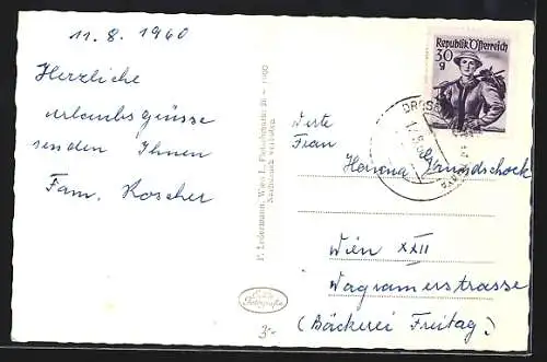 AK Drosendorf a. d. Thaya, Rathaus, Raabsertor, Thayapartie