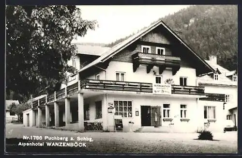 AK Puchberg am Schneeberg, Alpenhotel Wanzenböck