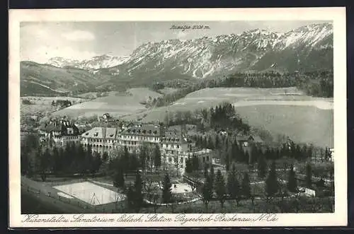 AK Payerbach-Reichenau, Kuranstalt und Sanatorium Edlach