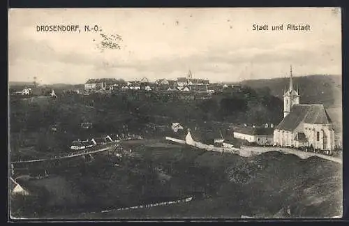 AK Drosendorf, Stadt und Altstadt