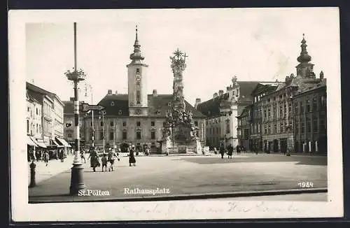 AK St. Pölten, Der Rathausplatz