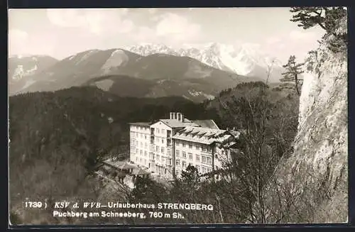 AK Puchberg am Schneeberg, KsV d. WVB Urlauberhaus Strengberg