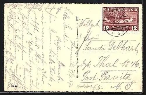 AK Rastenfeld /N.-Oe., Ruine Lichtenfels am Kamp