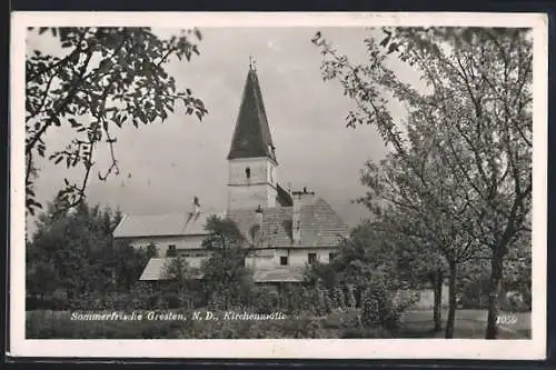 AK Gresten, Kirche Totalansicht