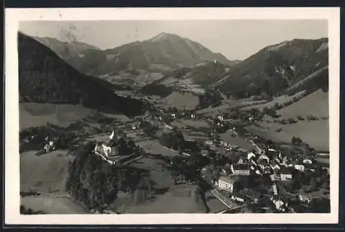 AK Hollenstein /N.-Ö., Teilansicht mit Kirche