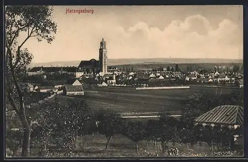 AK Herzogenburg, Teilansicht mit Kirche