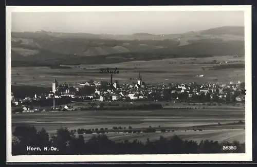 AK Horn /N.-Oe., Teilansicht mit Kirche