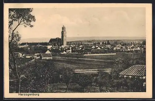 AK Herzogenburg, Teilansicht mit Kirche