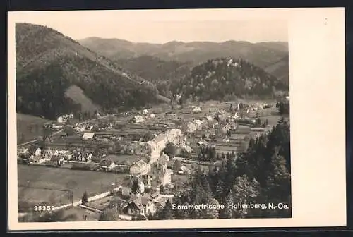 AK Hohenberg /N.-Oe., Teilansicht mit Strassenpartie