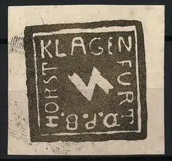 Reklamemarke Klagenfurt, Horst, Blitzsymbol