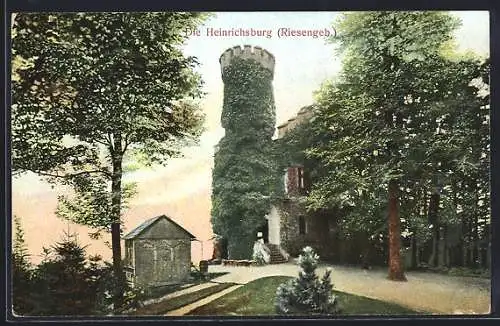 AK Die Heinrichsburg im Riesengebirge