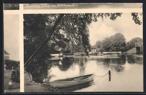 AK Silkeborg, Ruderboot am Ufer