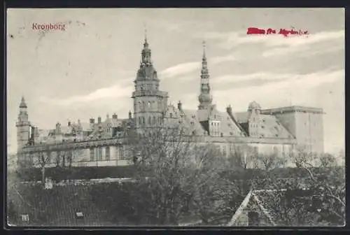 AK Kronborg, Blick auf das Schloss