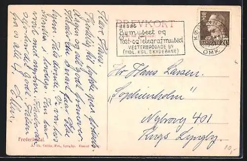 AK Frederiksdal, Ortspartie mit Haus