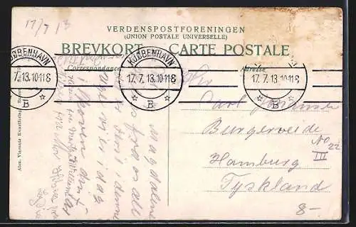 AK Dyrehaven, Ortspartie mit Kühen