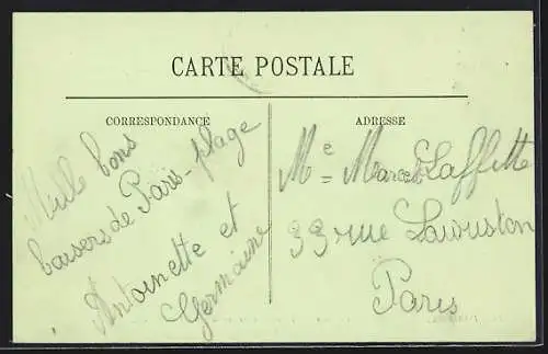 AK Paris-Plage, Aux Bains de Mer, Étude sérieuse sur la navigation