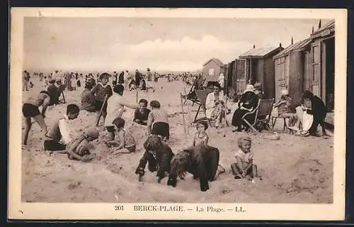 AK Berck-Plage, La Plage