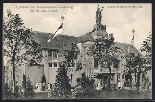 AK Nürnberg, Bayer. Juniläums-Landes-Ausstellung 1906, Gebäude der Stadt Nürnberg