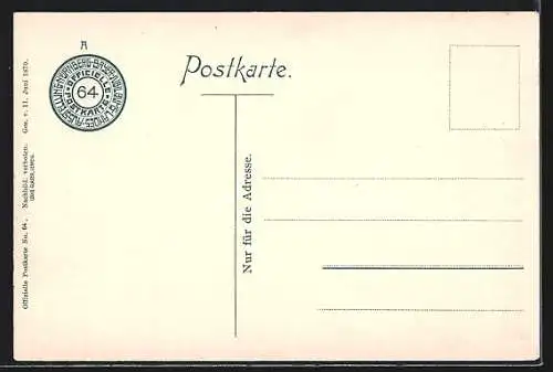 AK Nürnberg, Bayerische Jubiläums-Landes-Ausstellung 1906 - Hauptrestauration